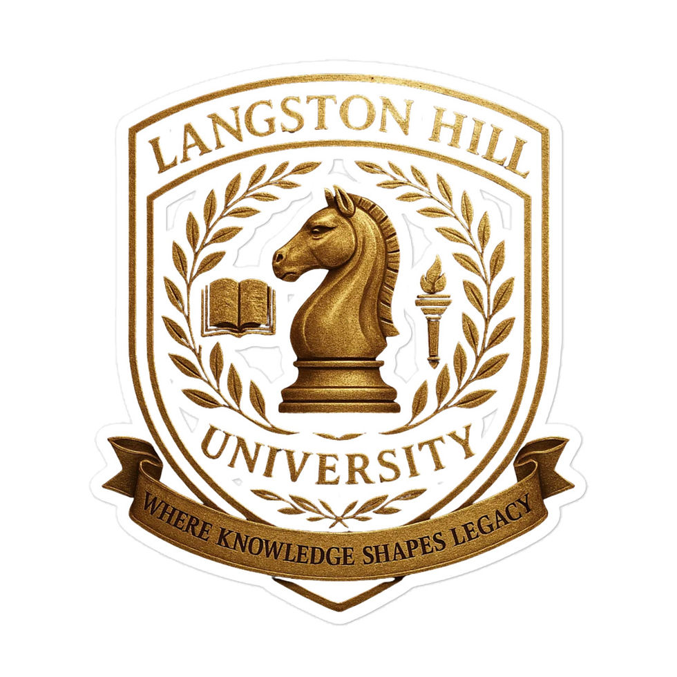 Thumbnail: "Langston Hill U Emblem" Bubble-free stickers