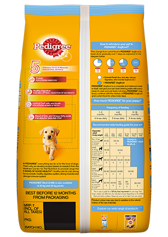 Thumbnail: Pedigree Dry Puppy Meat and Milk