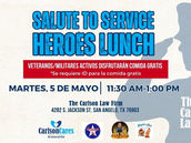 The Carlson Law Firm celebra comida gratuita para militares de San Ángelo