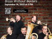 SAMFA Presents Brass Without Borders by Lone Star Brassas part of the 2025-2026 San Angelo Chamber Music Series.