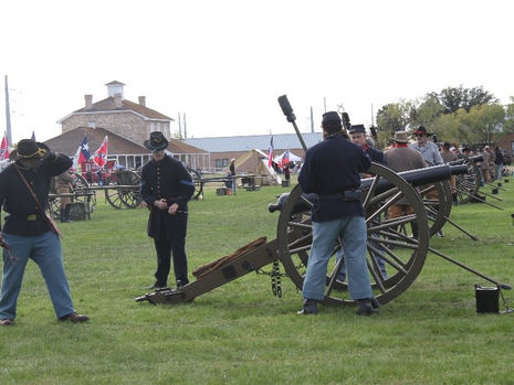 Christmas at the Ft occupied by heavy artillery