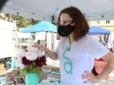 New Business Owner Attends Market Days