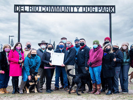 Ribbon cutting held for dog park