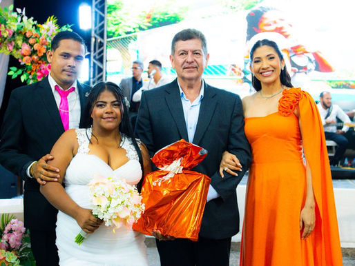 Cerimônia coletiva ocorreu na AAVA – Associação dos Agropecuária do Vale do Acará, reunindo casais que oficializaram sua união