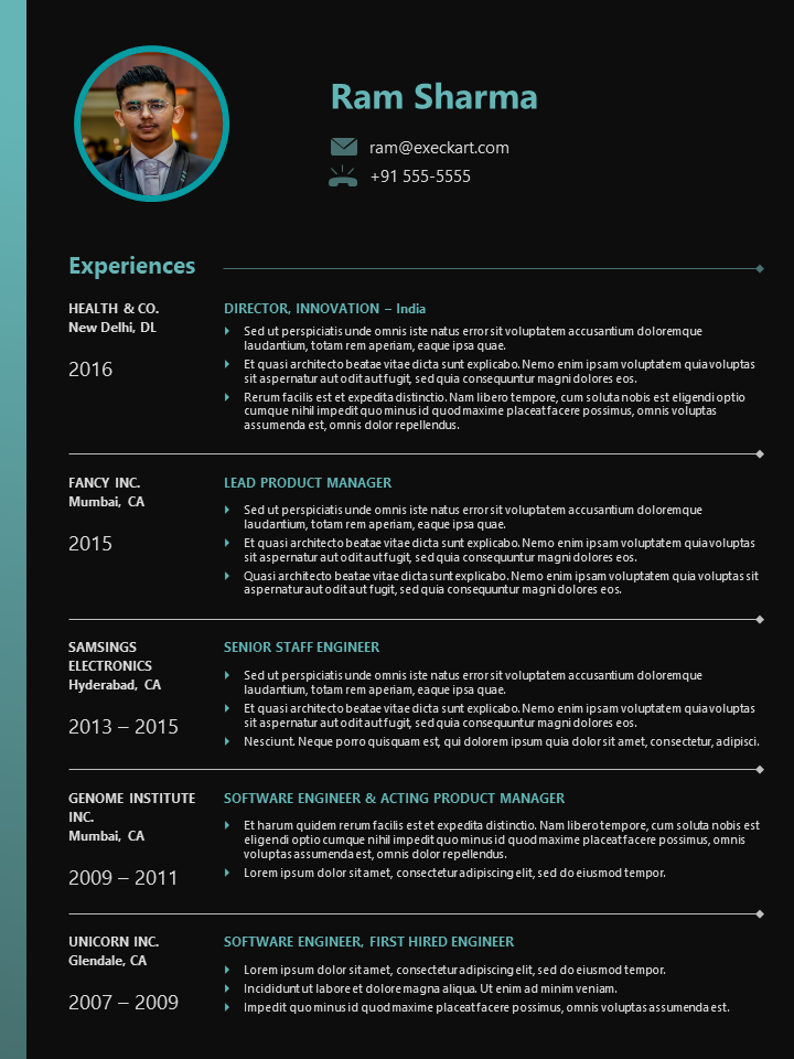 Thumbnail: Product Manager Resume