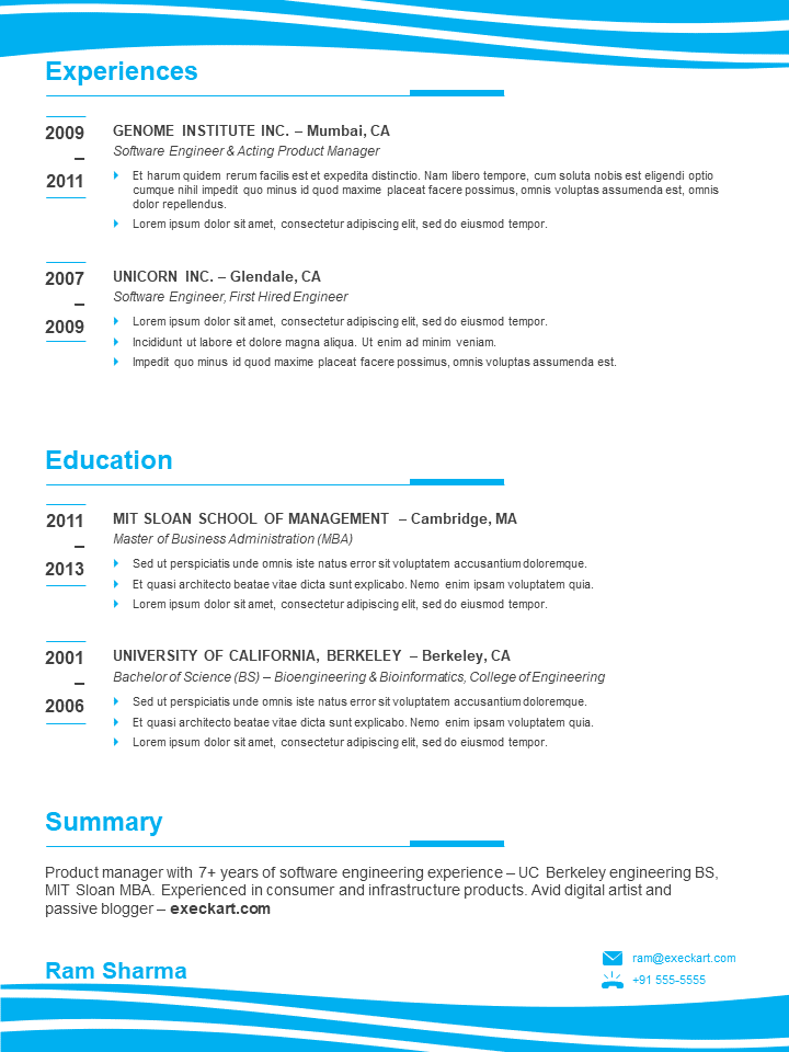 Thumbnail: Product Manager Resume