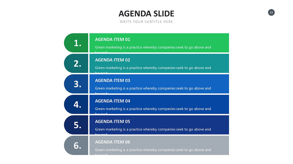 Thumbnail: "AgendaMaster: Professional Agenda Slides"