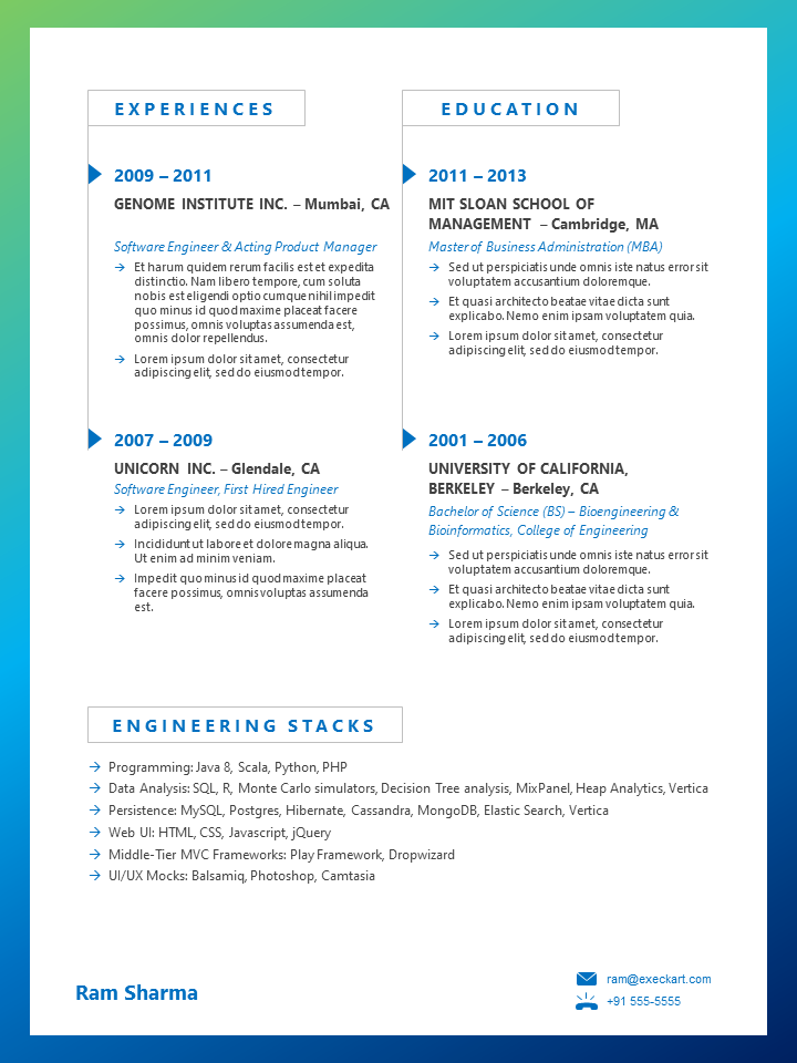 Thumbnail: Product Manager Resume