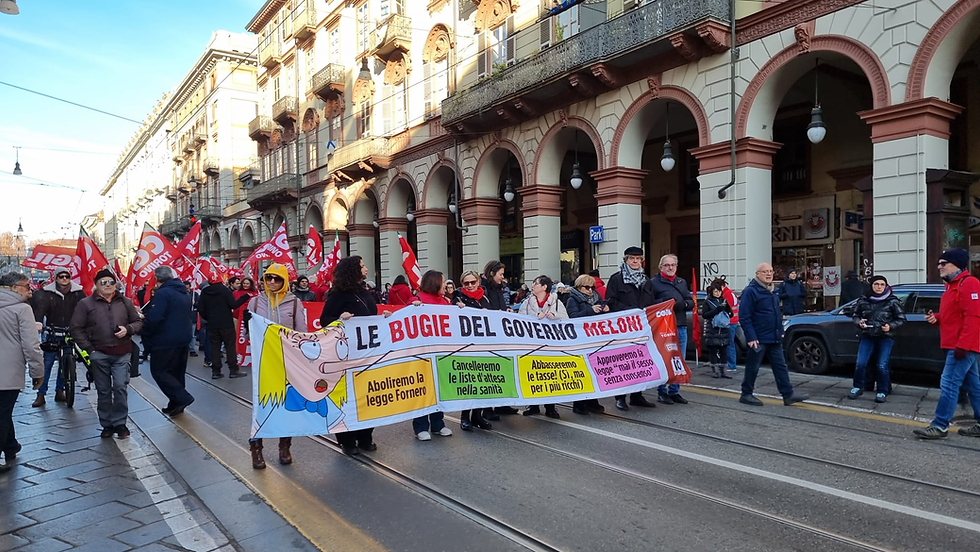 Sciopero generale della Cgil, almeno diecimila in piazza