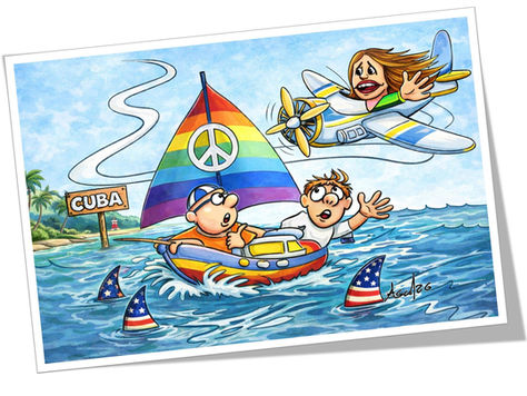 La vignetta della Porta di Vetro