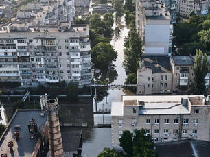 Kherson è sott'acqua