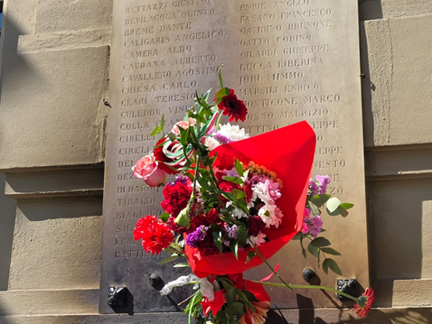 Torino. Presidio in Largo Montebello contro il vandalismo alla lapide partigiana