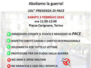Presidio di Pace n.101 a Torino