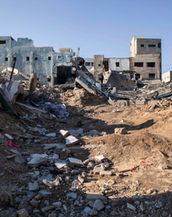 Ieri e oggi, davanti al dolore di una Gaza che non esiste più
