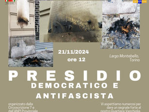 Torino, presidio per difendere  valori e principi della Resistenza 