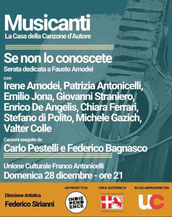 L'appuntamento di stasera. Alle 21, ricordo di Fausto Amodei