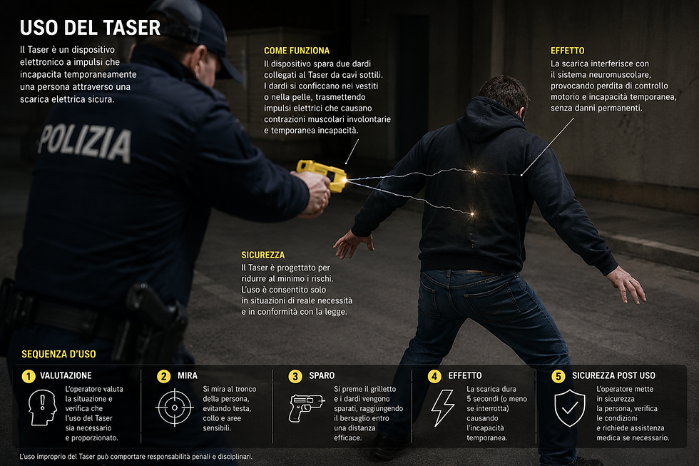 Ritorno al taser: otto risposte a otto obiezioni