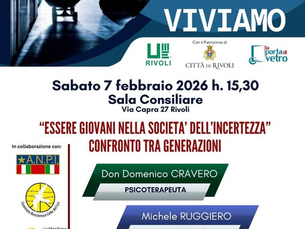 UniTre Rivoli: sabato 7 apertura del ciclo di conferenze annuale