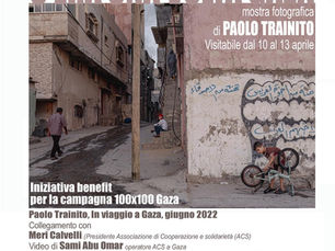 Torino: "C'era una volta Gaza", foto per dire "basta alla guerra" e continuare a credere nel futuro