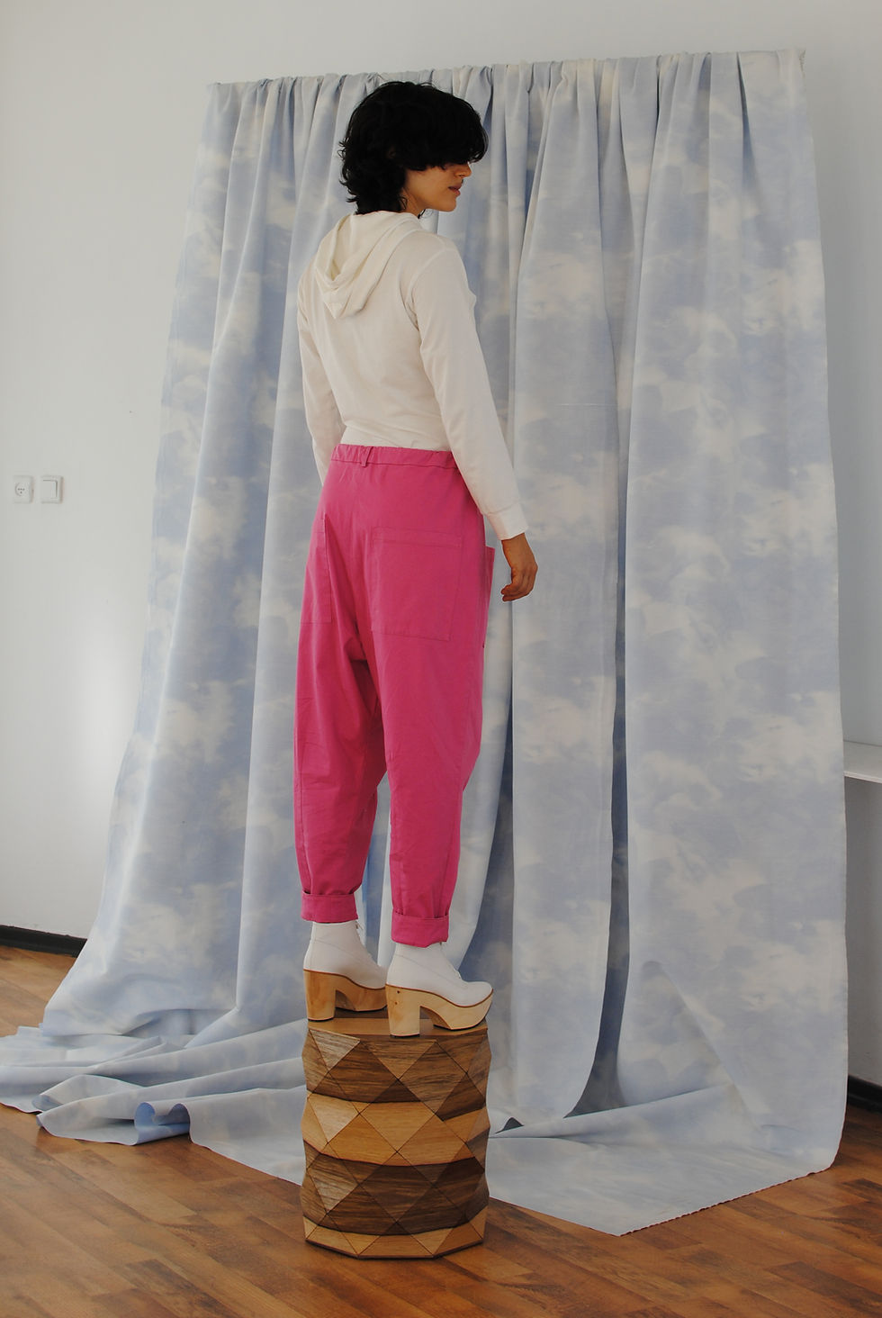Thumbnail: FUCHSIA BAGY TROUSERS