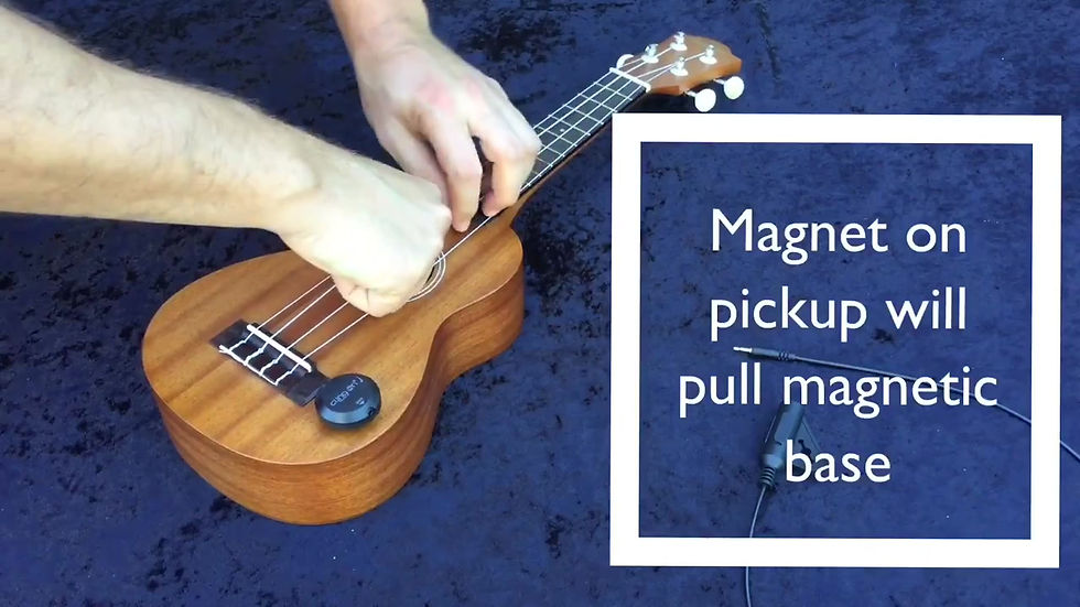Thumbnail: Cling On Pickup - Acoustic Pickup with Magnetic Attachment