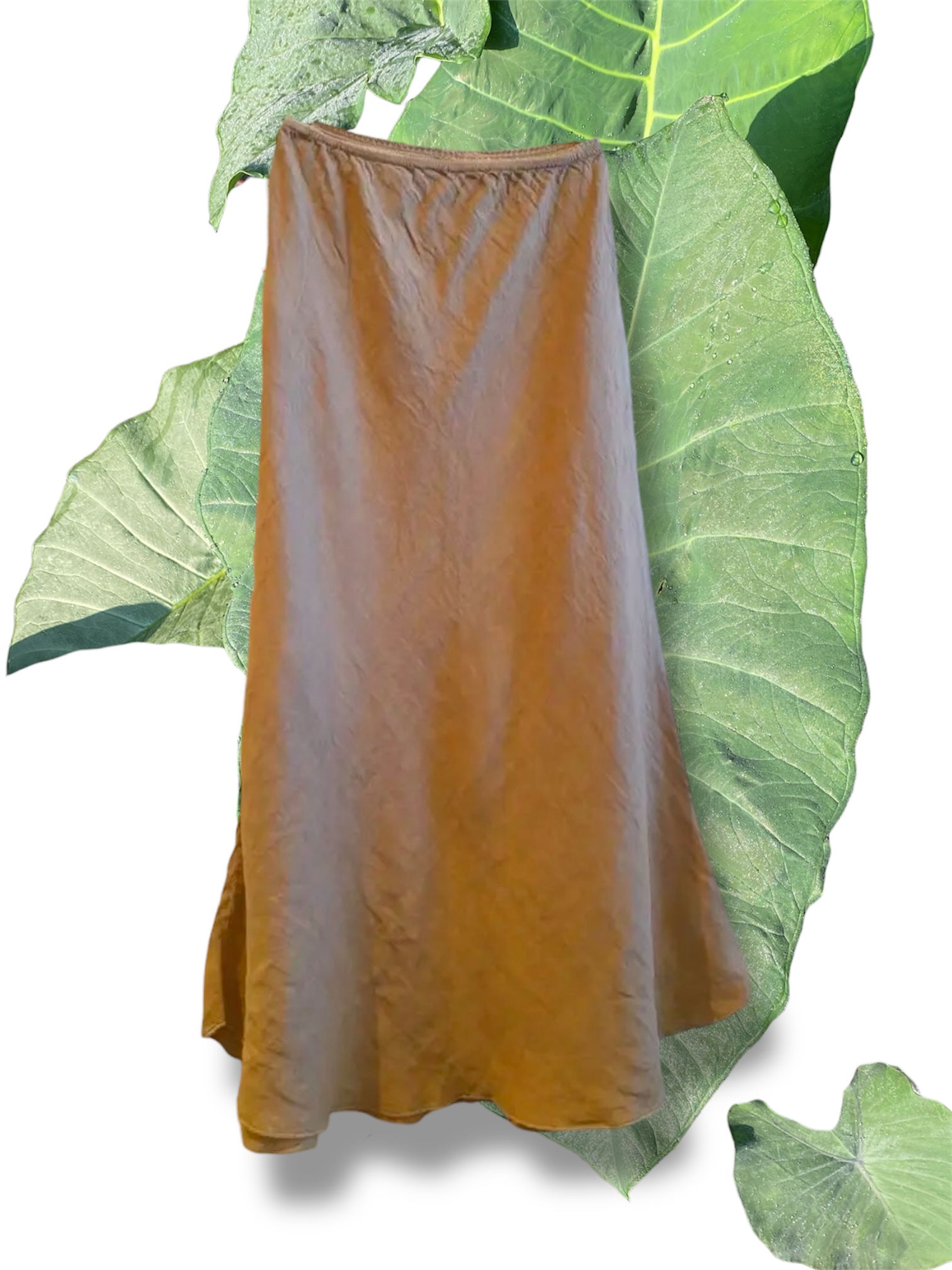 Moon Dance Slip Skirt In Wet Sand