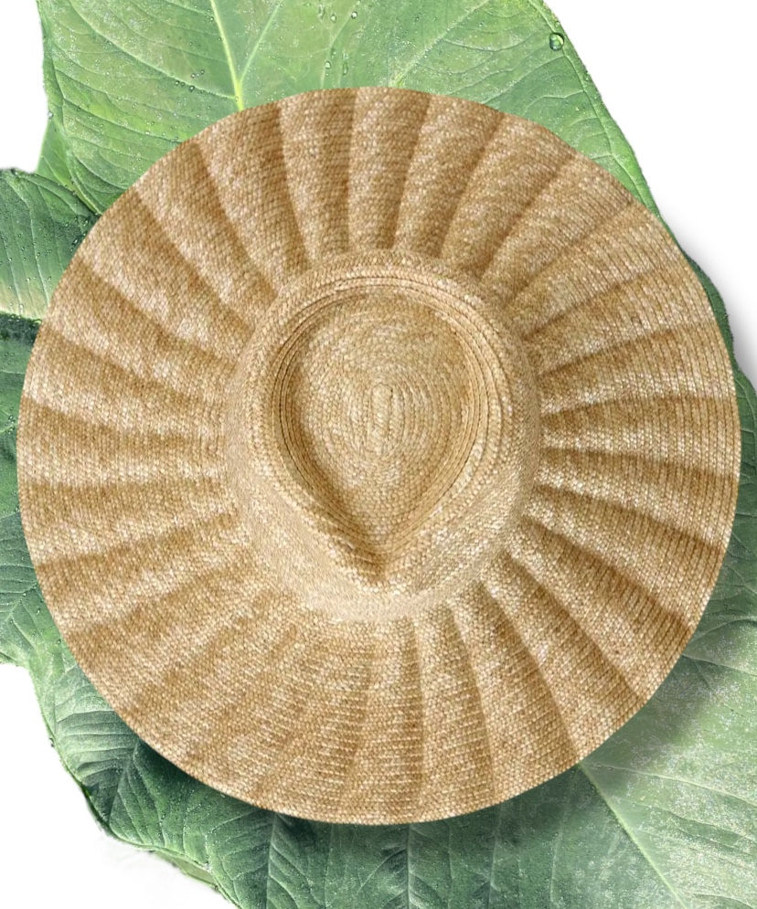 Nalu wide brim straw hat