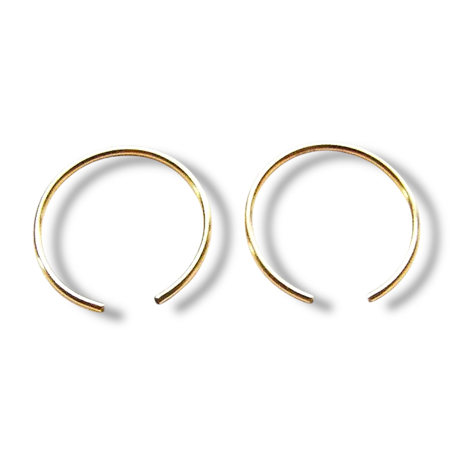 Gold Hug Hoops