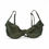 Thumbnail: Malo Kai Lily Tie Back Bikini Top In Forest Green