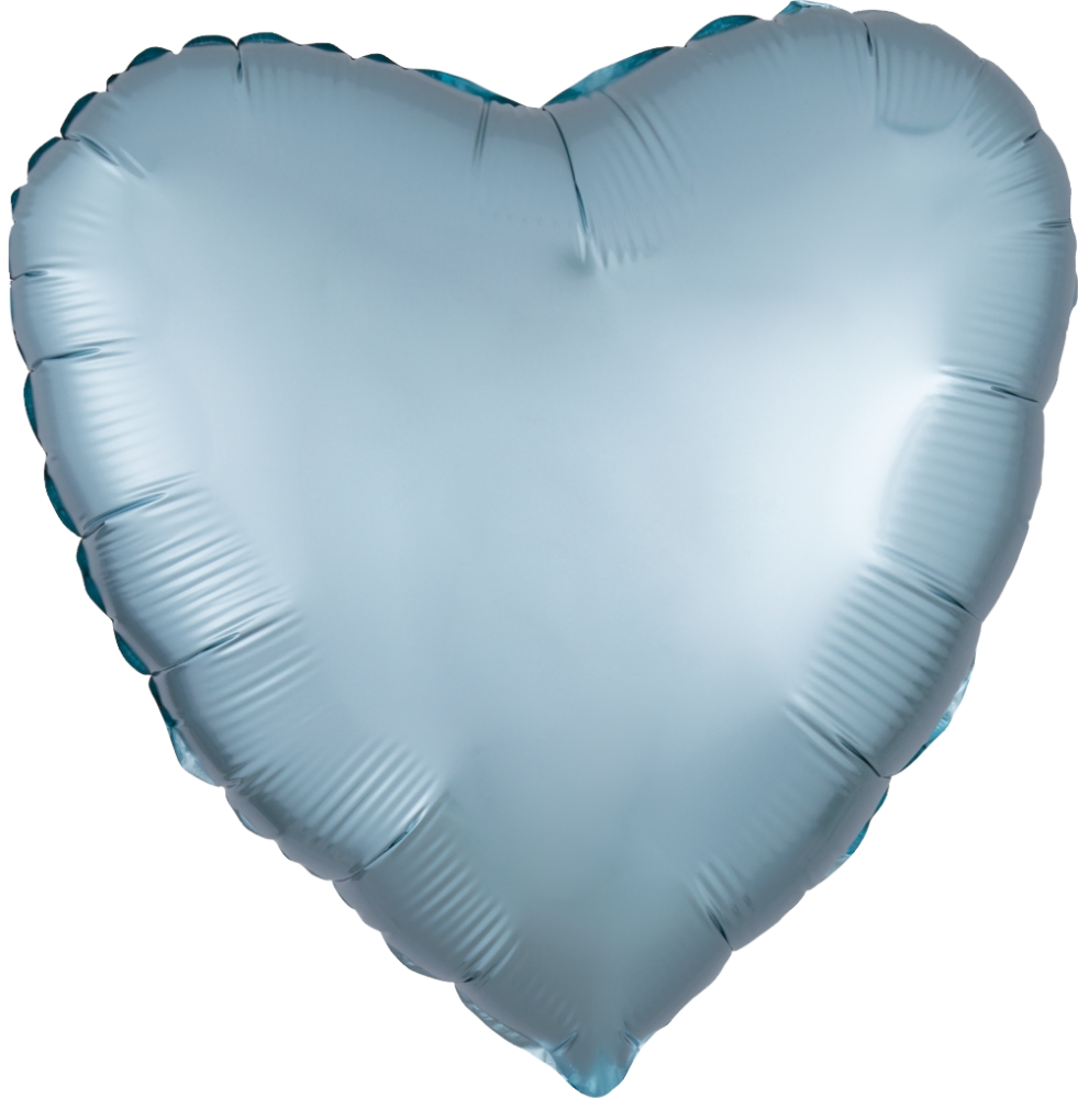 Light Blue Heart ~ 18 Inch