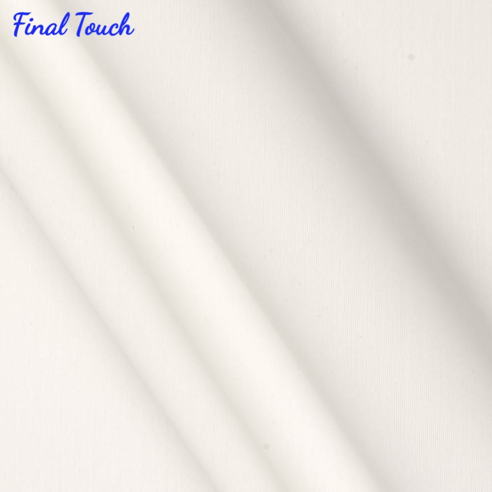 108in Round Tablecloth ~ Off-White Polyester