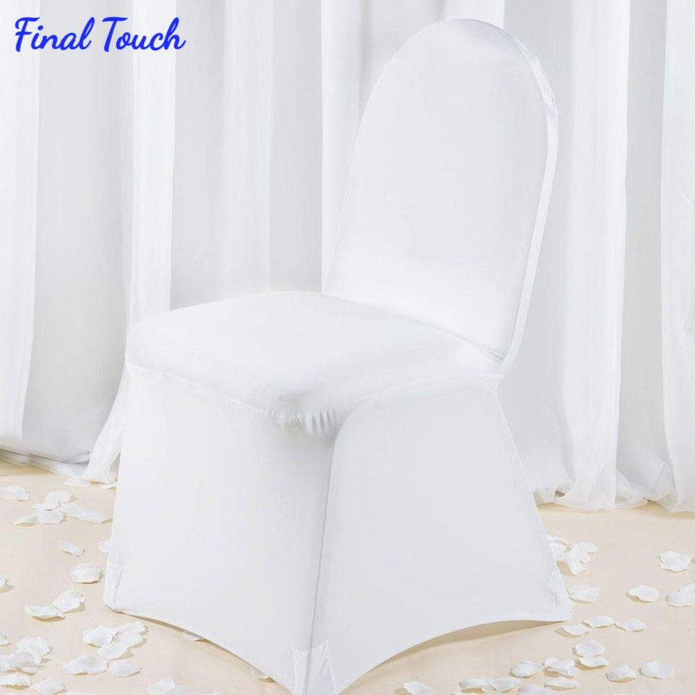 Spandex Chair Cover ~ White