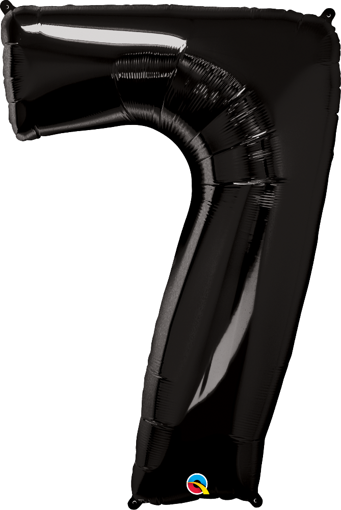 Thumbnail: Black Numbers ~ 34 Inch