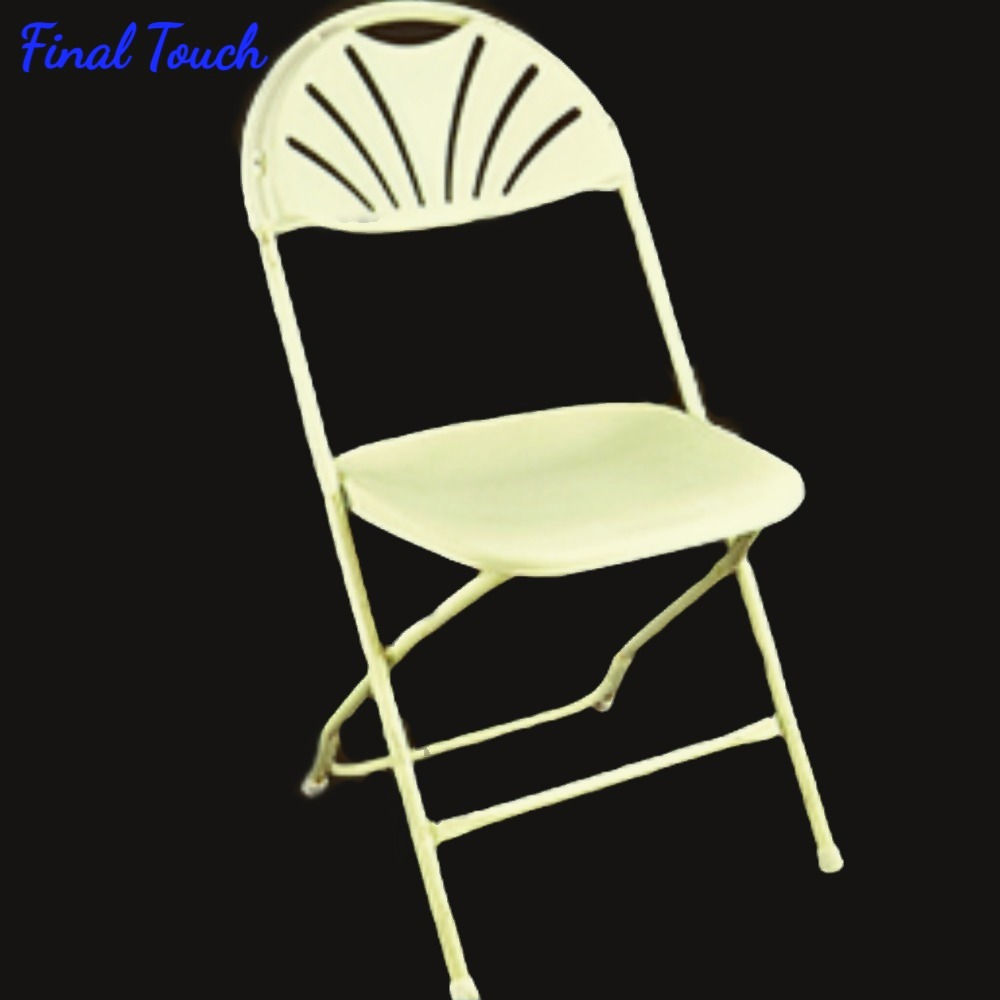 Event Folding Chair ~ Ivory