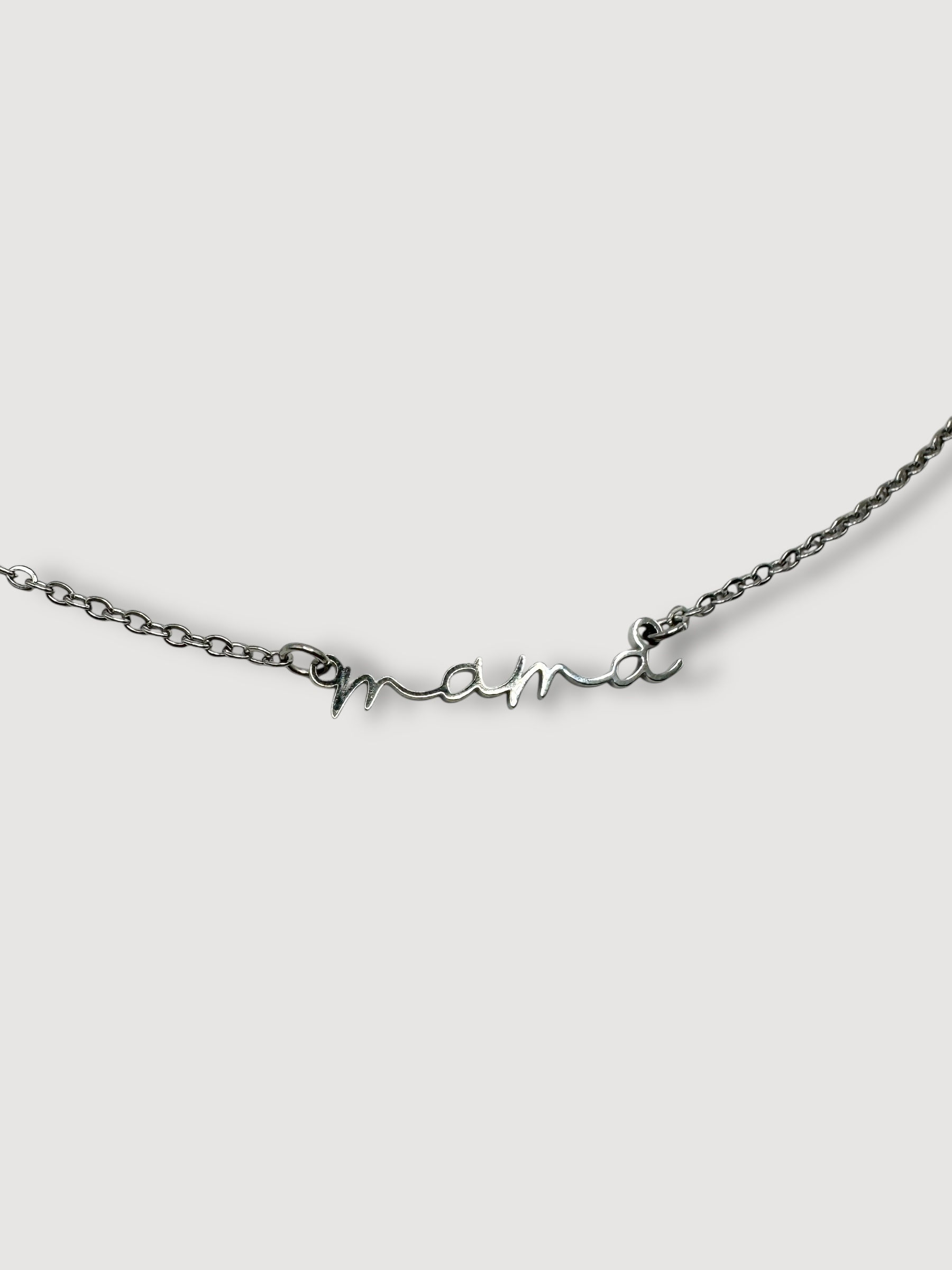 Silver Mama Necklace