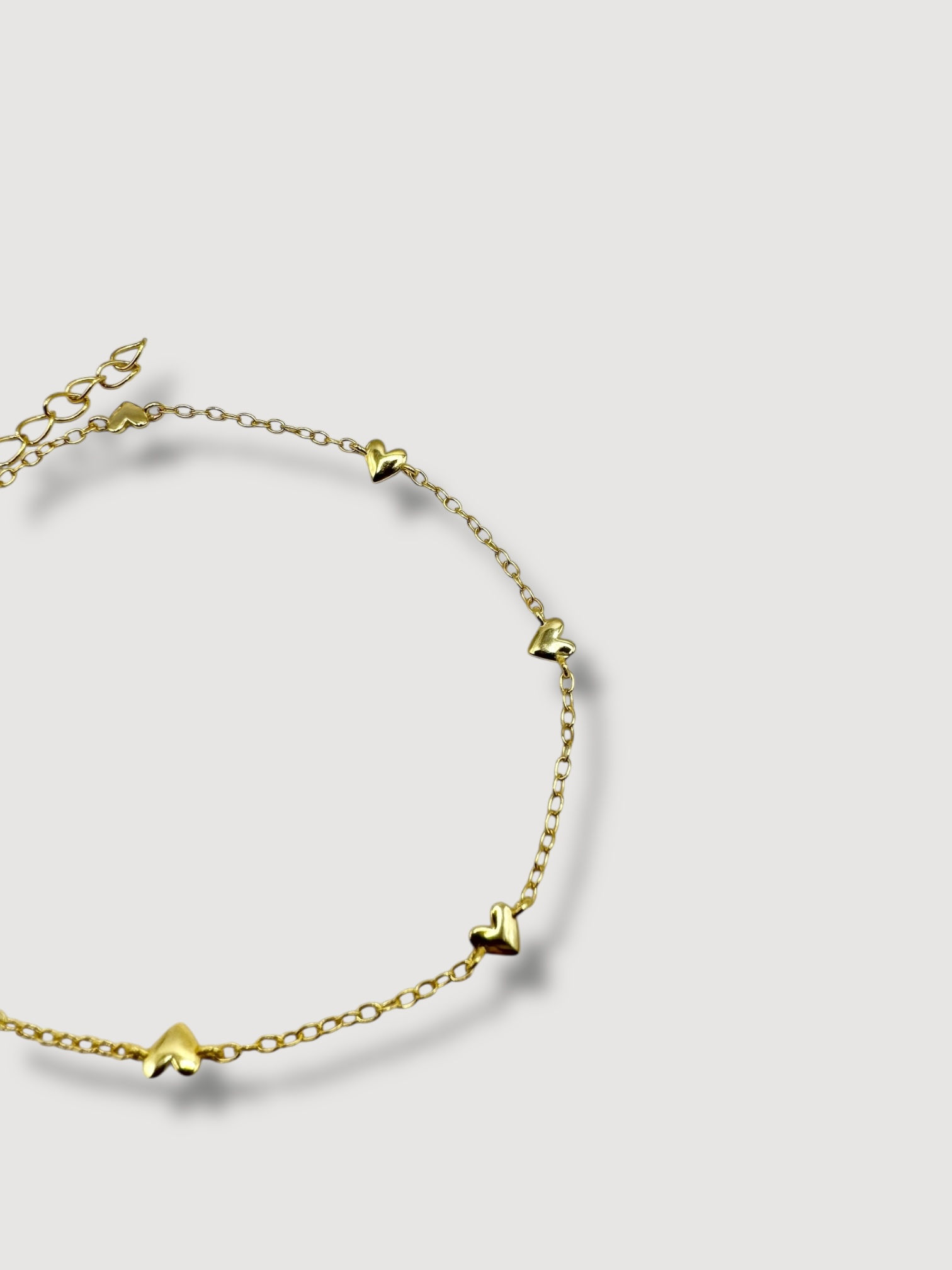 Gold Heart Bracelet