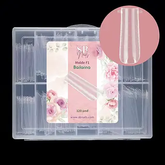 Miniatura: Kit Elegância: Molde F1 bailarina+ Cream Gel Fusion Branco Soft 24g