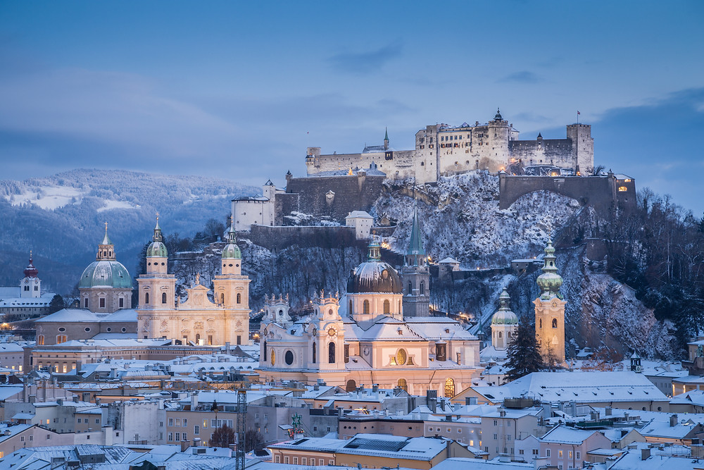 A winter wonderland in Salzburg, Austria