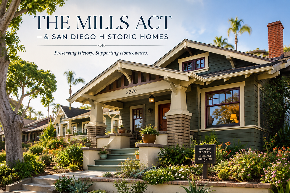 Mills Act Home