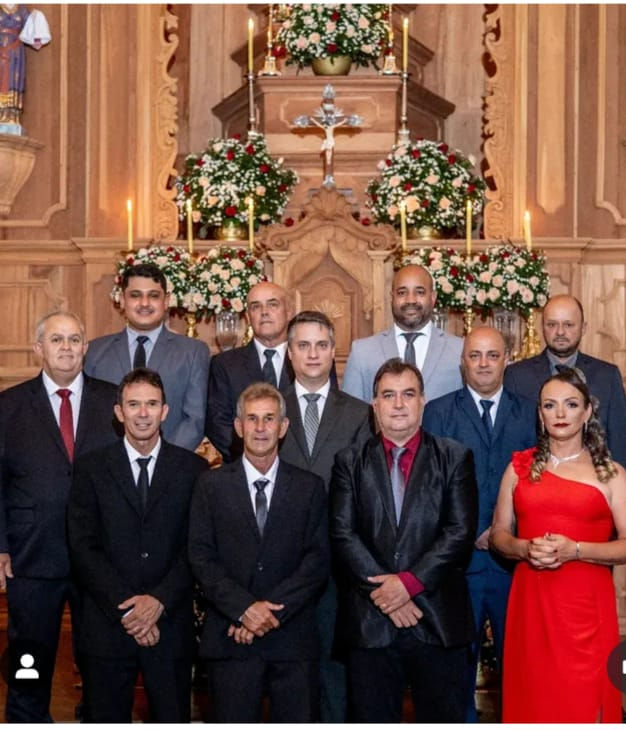 Walesca Teixeira junto a outros vereadores/ Arquivo pessoal