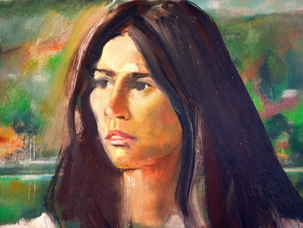 auto retrato de Beth Cavalcanti
