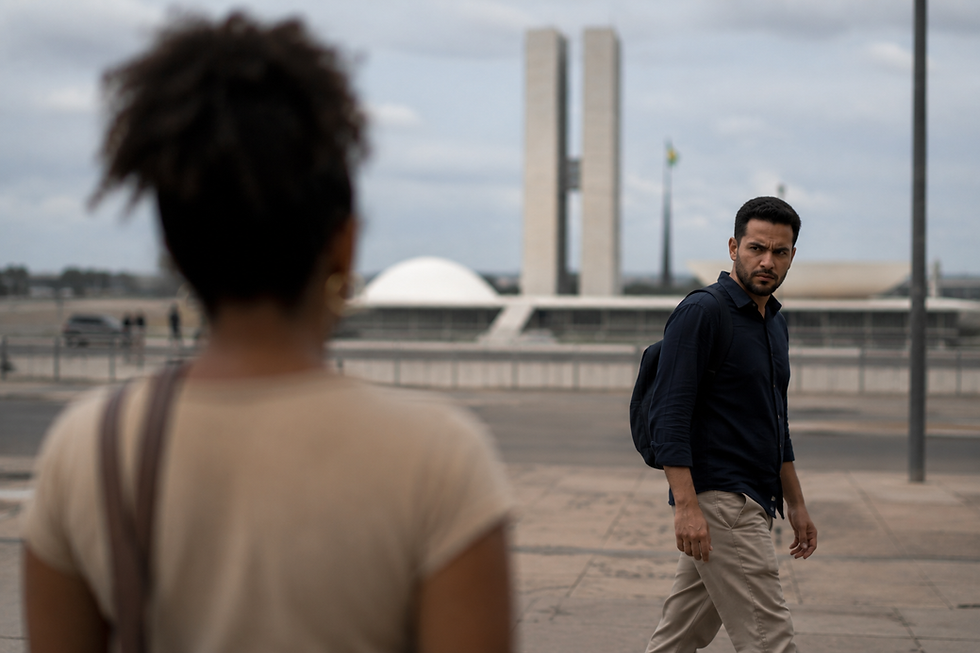 Mulher negra é vítima de homem branco no congresso nacional