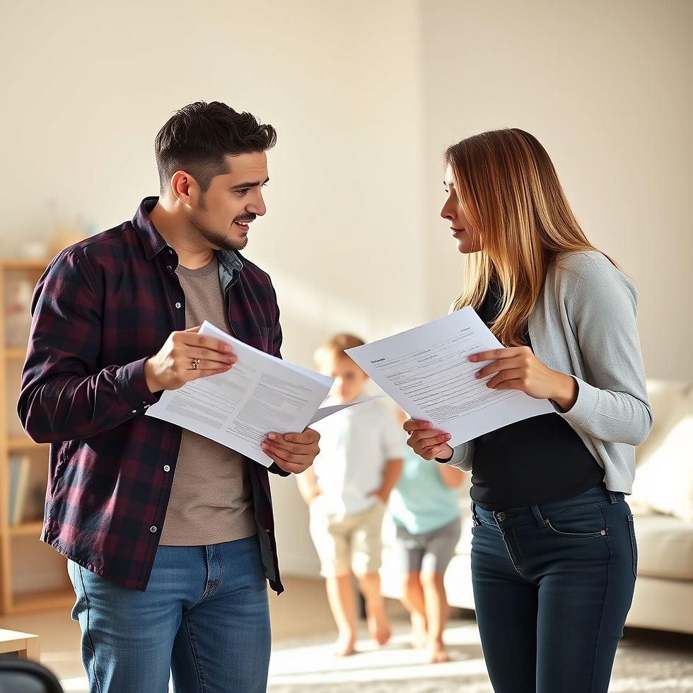 two parents confused about taxes and custody