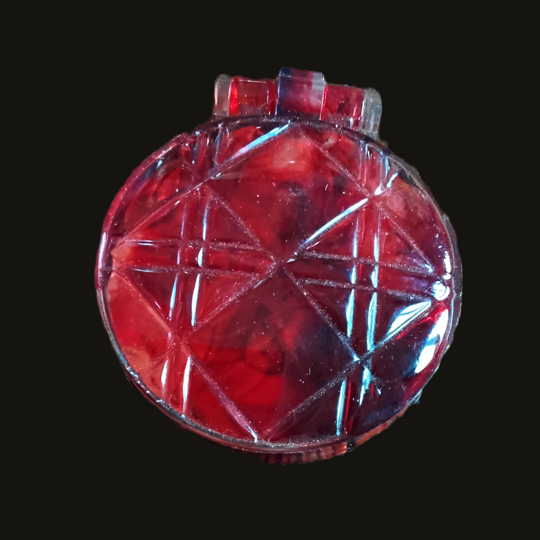 Red Rose Mirror Compact