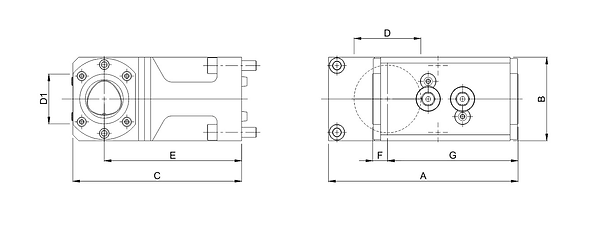 Mazak PSC Static tool holder - MZ-BMT68B Layout
