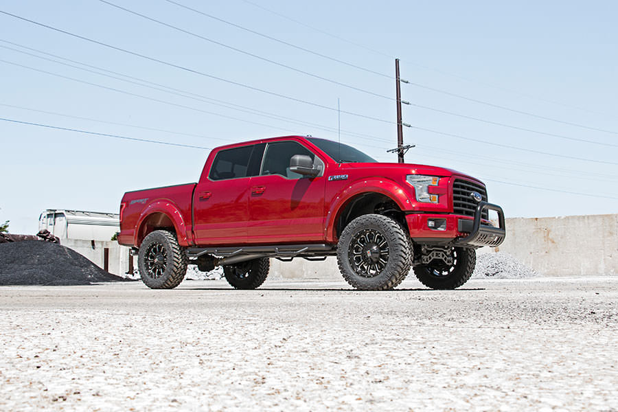 Thumbnail: Par de estribos  Rough Country F-150 Lobo 2021-2022