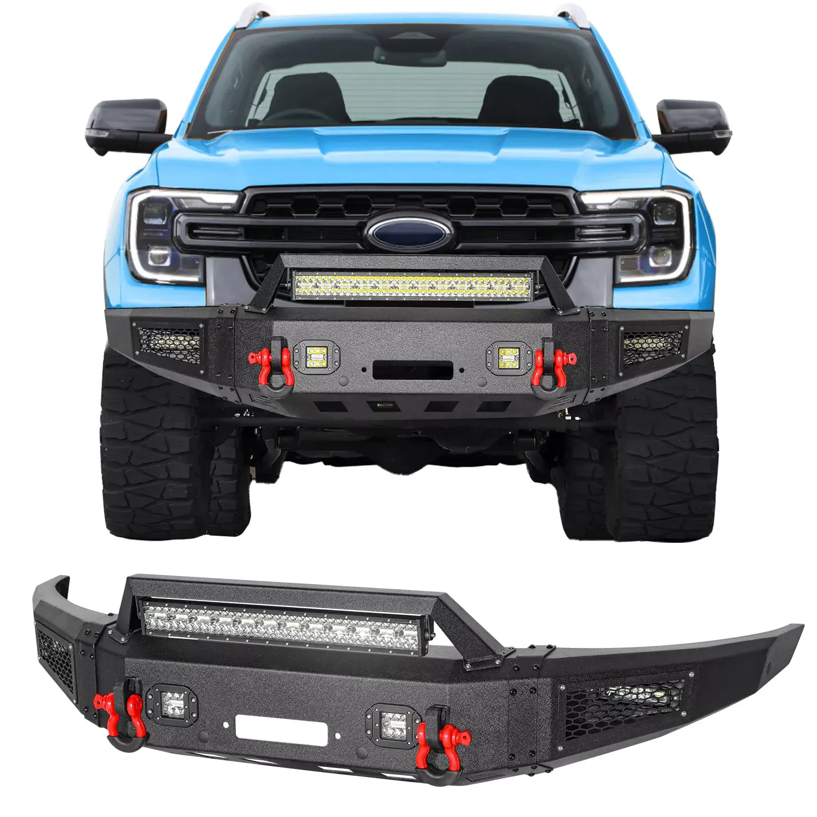 Defensa de acero DS1  Ranger Raptor