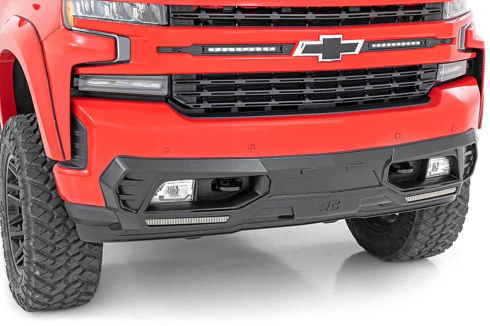Thumbnail: Moldura defensa con led  Chevrolet Silverdo / GMC Sierra