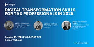 Digital Transformation Skills for Tax Professionals