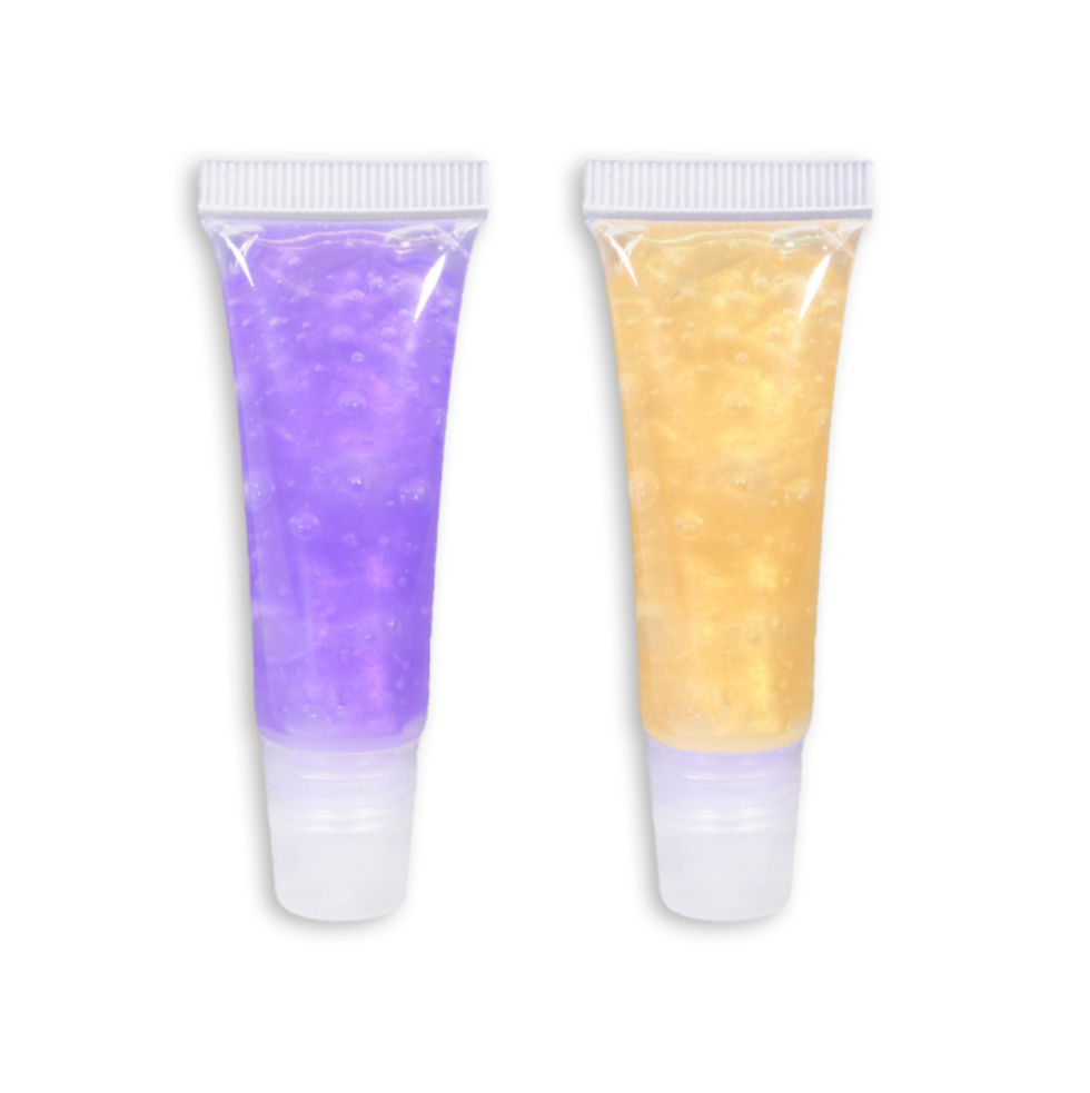 Lip Gloss Squeeze Tube with Natural Cap, 10 mL